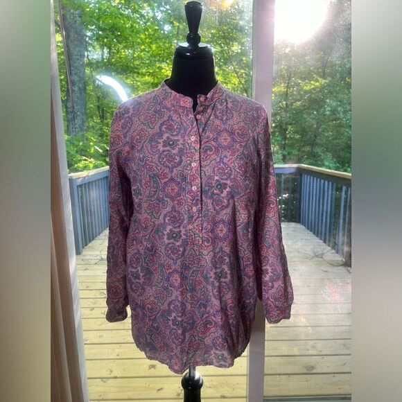 Gap Pink Mid-Button Down Shirt - Picture 1 of 5